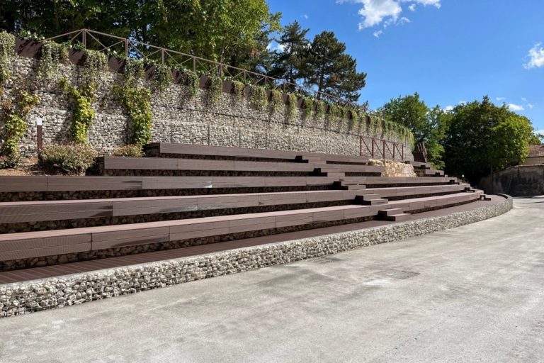 L’Aquila, Metallurgica Ledrense con i suoi i gabbioni Ecobox ridisegna la Porta Santa di Collemaggio